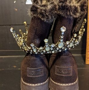 NWT Bobs style fur boots